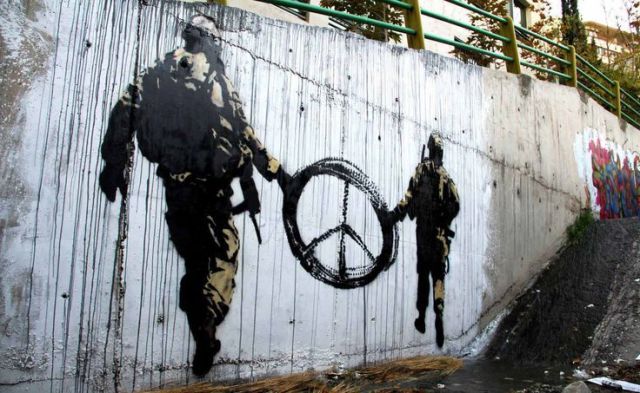 Peace street art