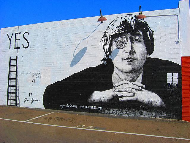 Lennon street art
